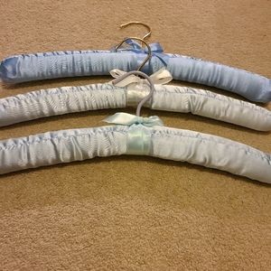 Elegant vintage padded hangers!